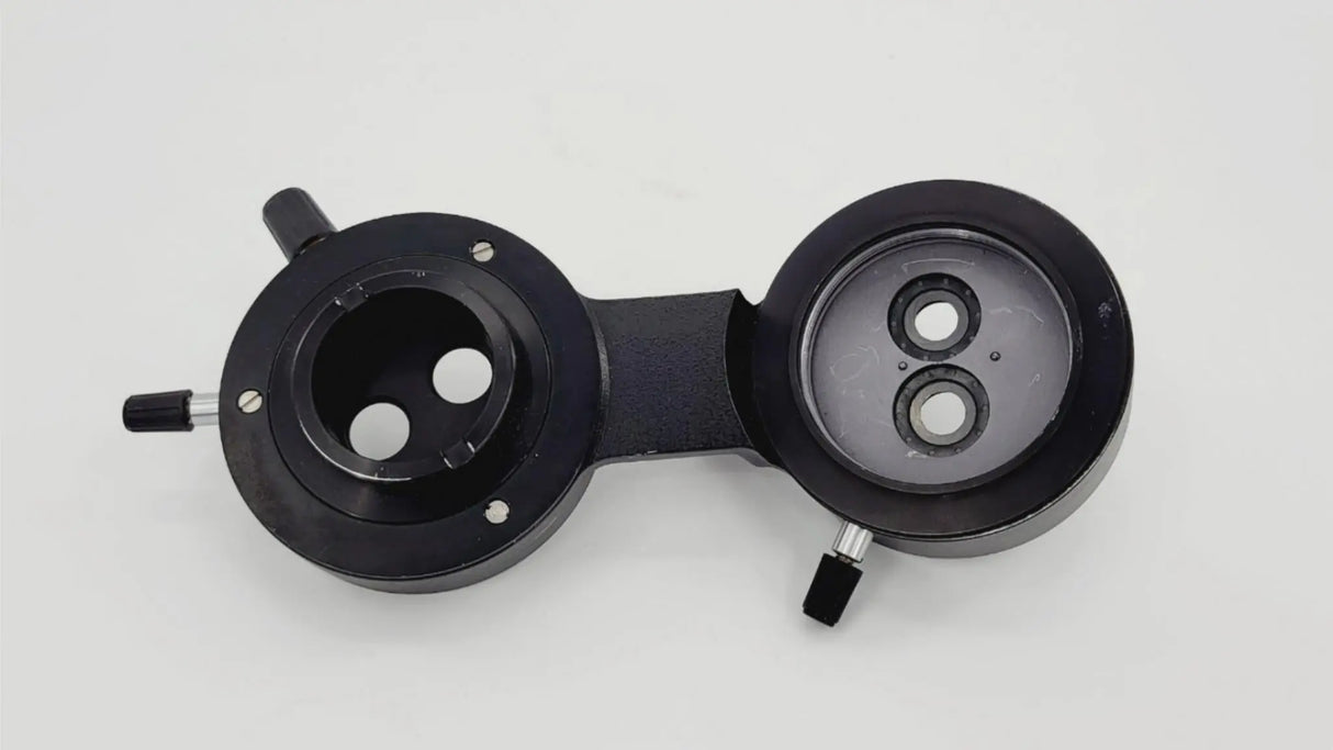 Leica Wild fOb=300mm & fOb=400mm Surgical Microscope Dual Head Bridge 397119 Leica