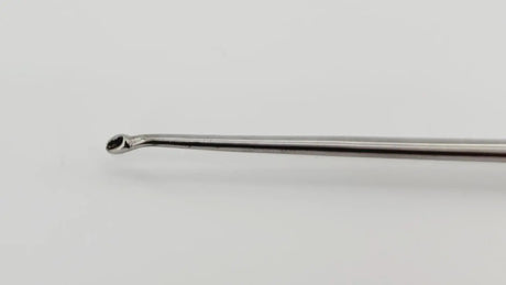 Surgpro U-2190SP Chroma-Line Micro Spinal Curette Angled Size 6/0 Red 9-1/4" Surgpro