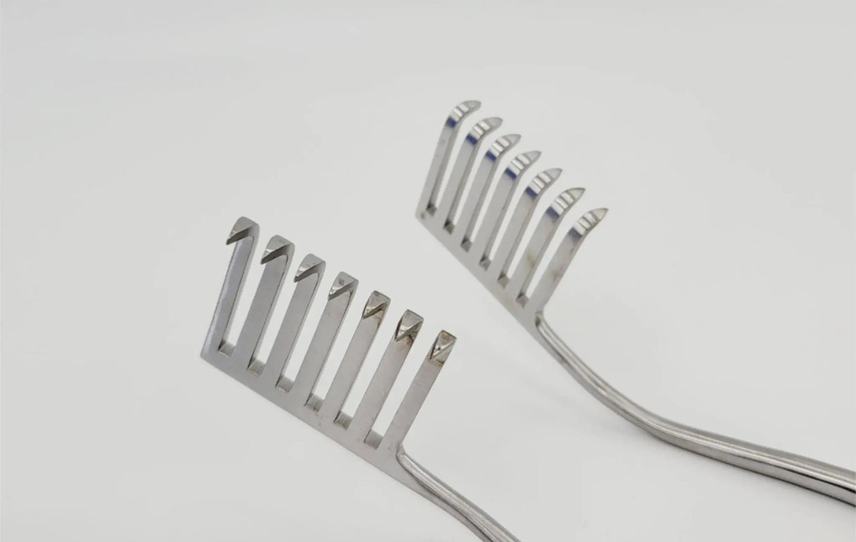 Surgpro MISKRT Miskimon Cerebellar Retractor 7 Sharp Prongs 35mm x 32mm Surgpro