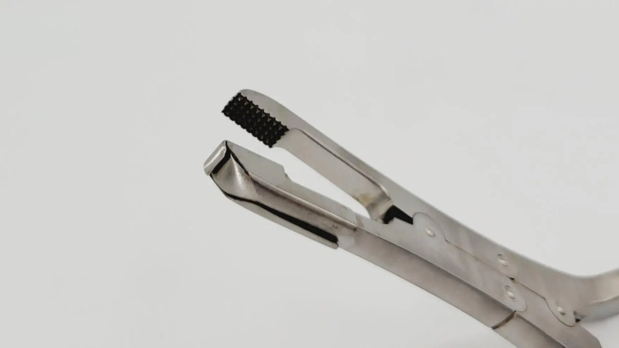 Karl Storz N5346 Wright Rubin Septum Morselizer Forceps Angled w/ Guard 7-1/4" Karl Storz
