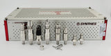 Synthes Small Battery Driver Set with Sterilization Case Orthopedic Synthes