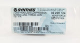 Synthes 02.226.124 3.0mm Headless Compression Screw-Long Thread 24mm Synthes