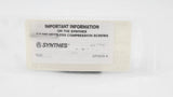 Synthes 02.226.124 3.0mm Headless Compression Screw-Long Thread 24mm Synthes