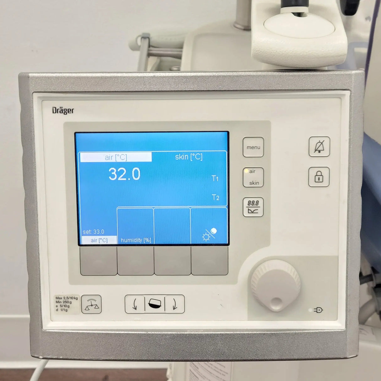 Drager 2M50555-21 Caleo Neonatal Infant Incubator Software Ver 2.11 Certified Drager