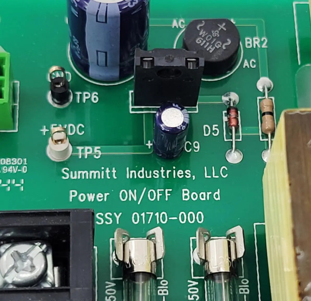 Summit Industries ASSY-01710-000 Power On/Off from a L177-03 System Cabinet Summit Industries