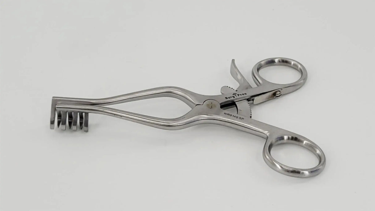 Surgpro WR514SSP Weitlaner Retractor 3 x 4 Sharp Prongs 5-3/8" Surgpro
