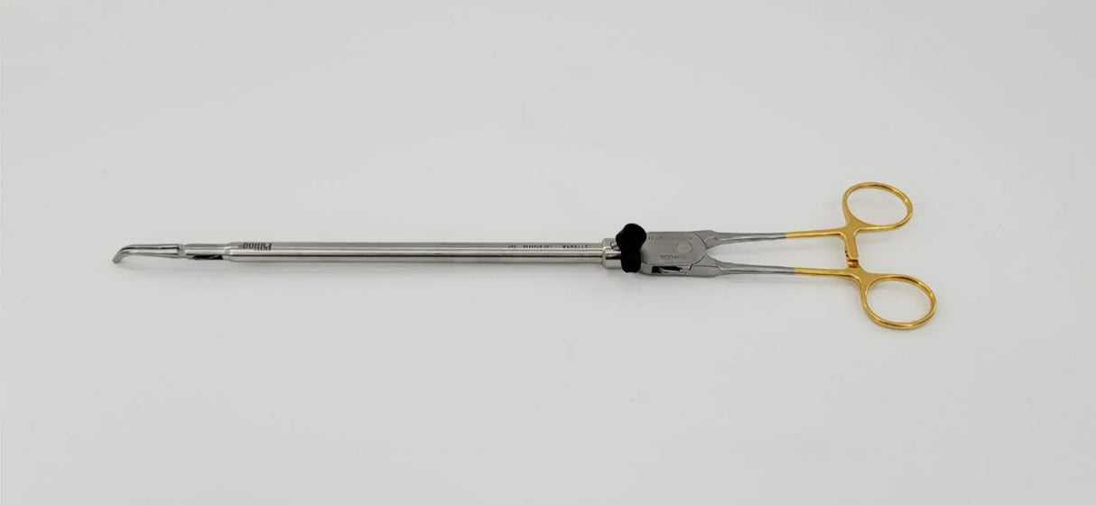 Pilling 211245A Landreneau Lawrence Fine Forceps 45° Curve 15-3/8" Pilling