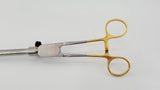 Pilling 211245A Landreneau Lawrence Fine Forceps 45° Curve 15-3/8" Pilling