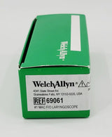 Welch Allyn 69061 Miller Size 1 Green Standard Fiber Optic Laryngoscope Blade Welch Allyn