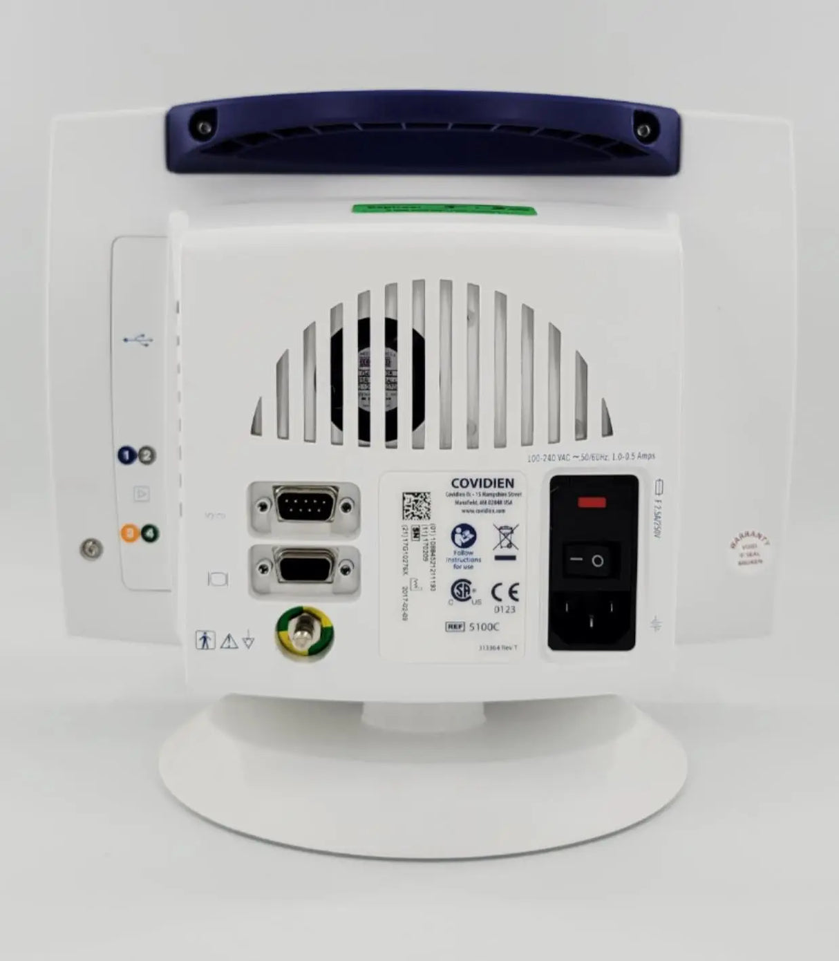 Covidien 5100C INVOS System Console with 5100C-PA Preamplifier Primis Medical