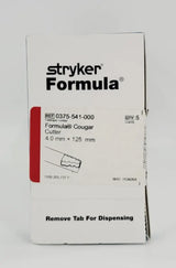 Stryker 0375-541-000 Formula Cougar Cutter 4.0mm x 125mm Box of 5 EXP: 2027-05 Primis Medical