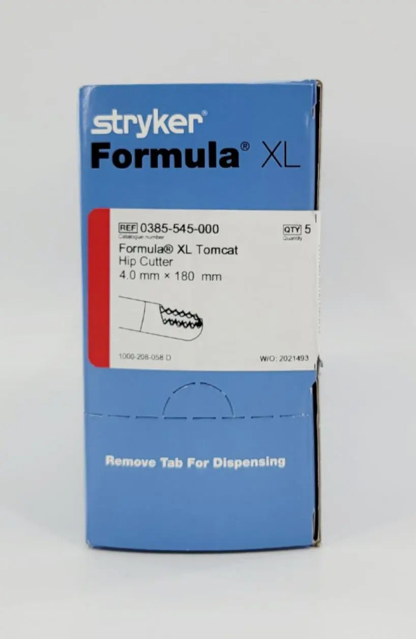 Stryker 0385-545-000 Formula XL Tomcat Hip Cutter 4.0mm x 180mm Box of 5 Primis Medical