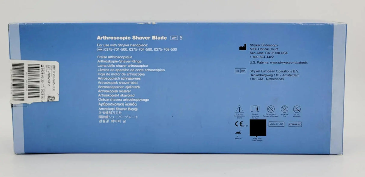 Stryker 0385-545-000 Formula XL Tomcat Hip Cutter 4.0mm x 180mm Box of 5 Primis Medical