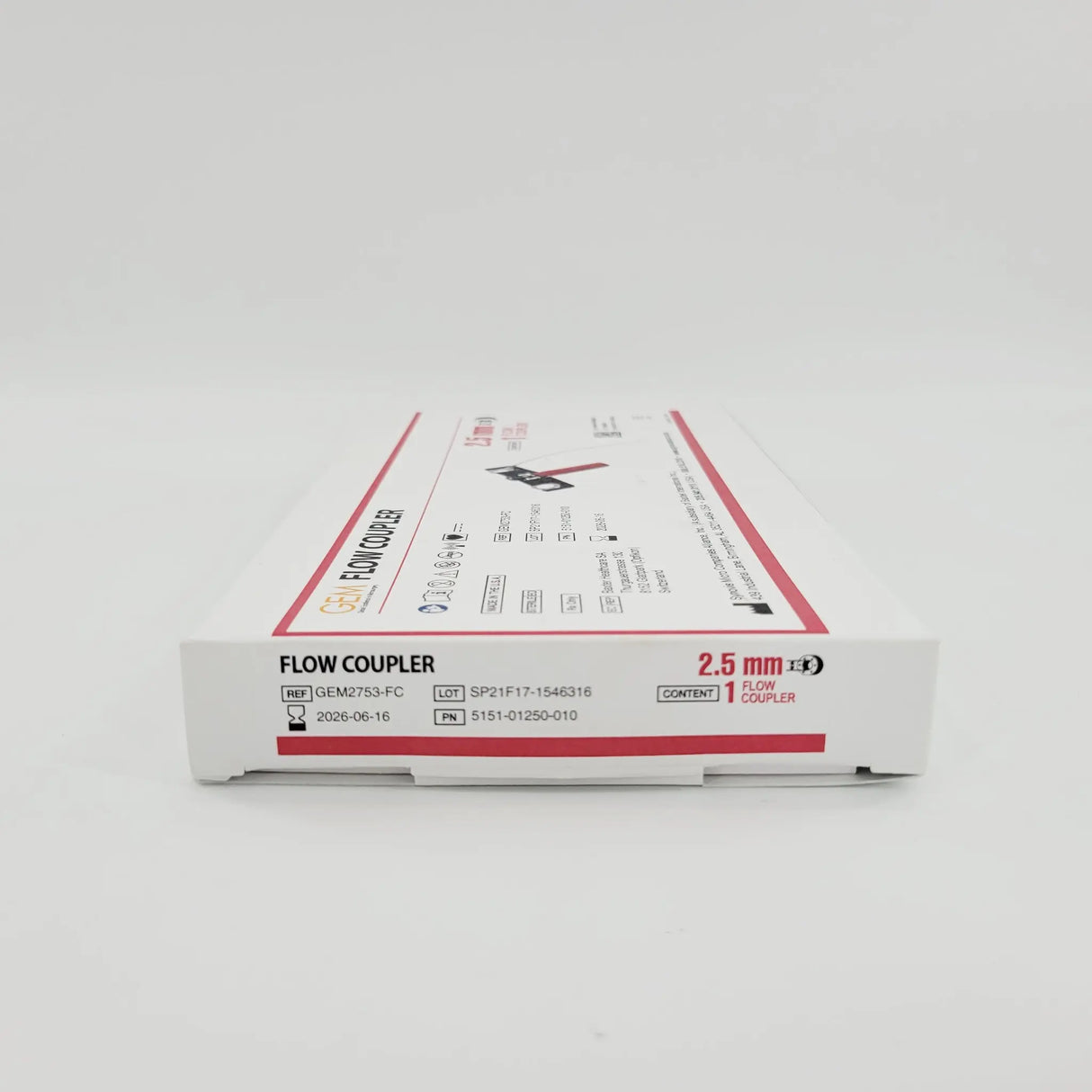 Synovis Micro GEM2753-FC GEM Flow Coupler 2.5mm Vessel Range 2.2mm GEM