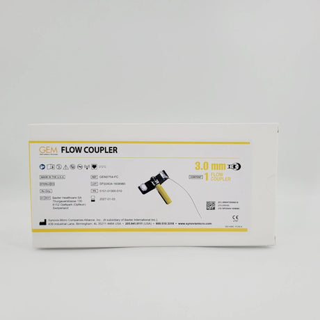 Synovis Micro GEM2754-FC GEM Flow Coupler 3.0mm Vessel Range 2.7mm GEM