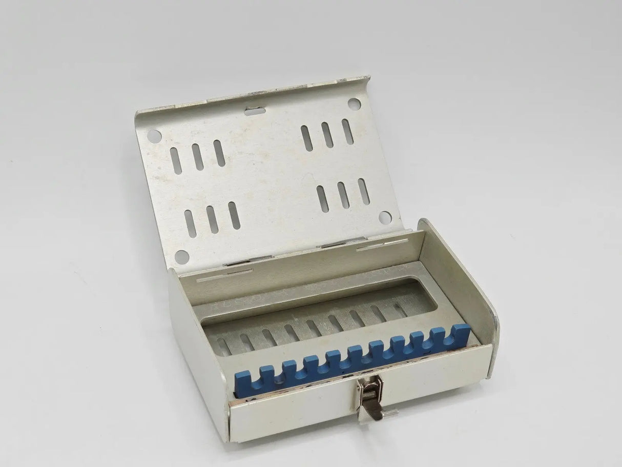 Karl Storz E7419 10 Slot Cannula Tray Sterilization Case 5" x 3" x 2" Karl Storz