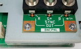 Hitachi BNCPNL In-Out Assembly Board from Hi Vision 5500 Ultrasound Hitachi