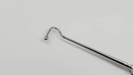 Storz E0586 Jameson Muscle Hook 2mm Bulbous Tip w/ 6mm Flat Portion 5-1/4" New Storz