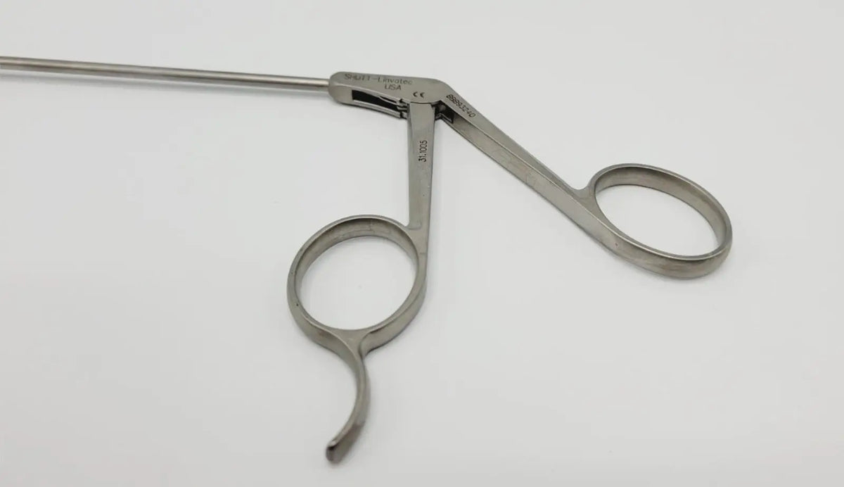 Linvatec 31.1005 Shutt Rotary Forceps Scoop Tip Right 3.4mm 90° Arthroscopy 9" Linvatec