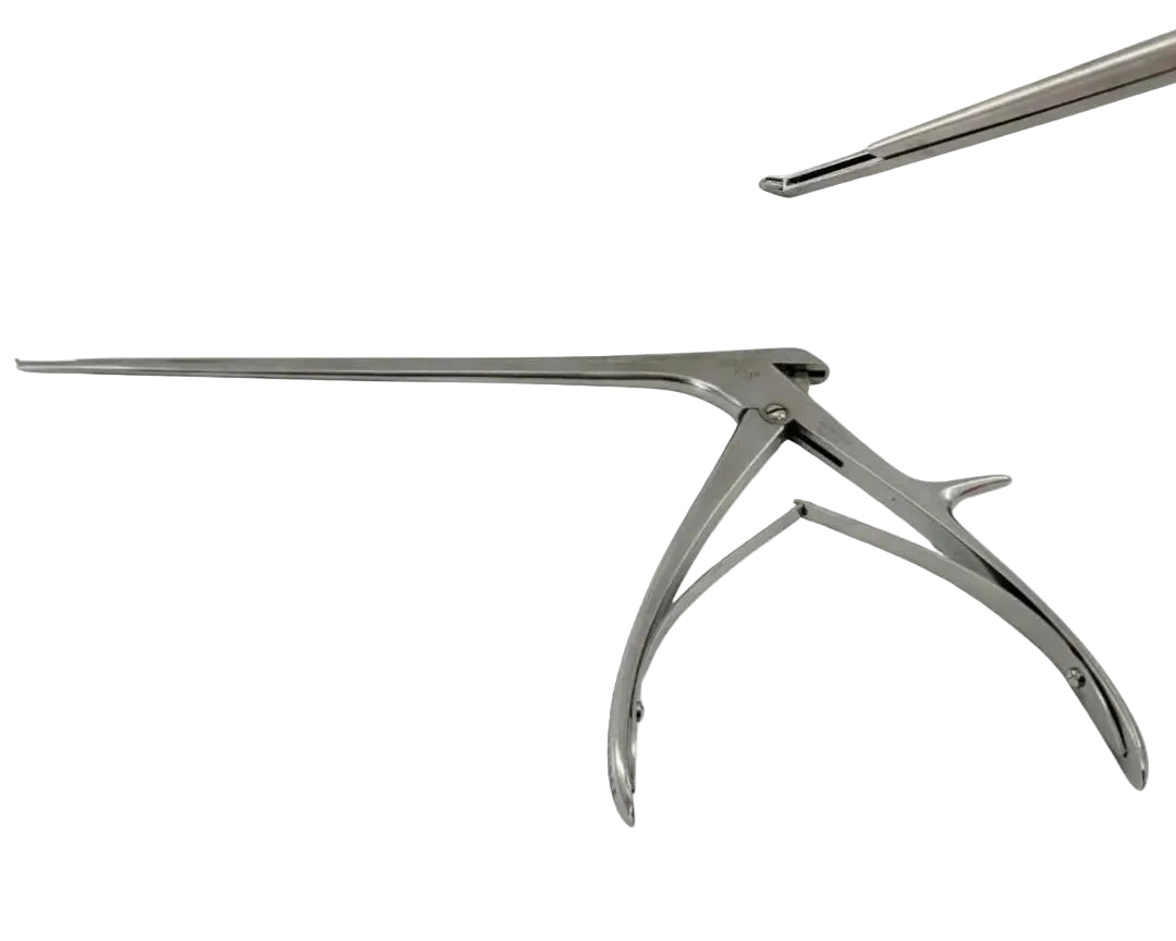 Ruggles R1575 Tew Spurling Kerrison Rongeur 40° Up 2mm Bite Cherry Handle 11-1/2 Ruggles