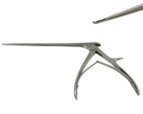 Ruggles R1575 Tew Spurling Kerrison Rongeur 40° Up 2mm Bite Cherry Handle 11-1/2 Ruggles
