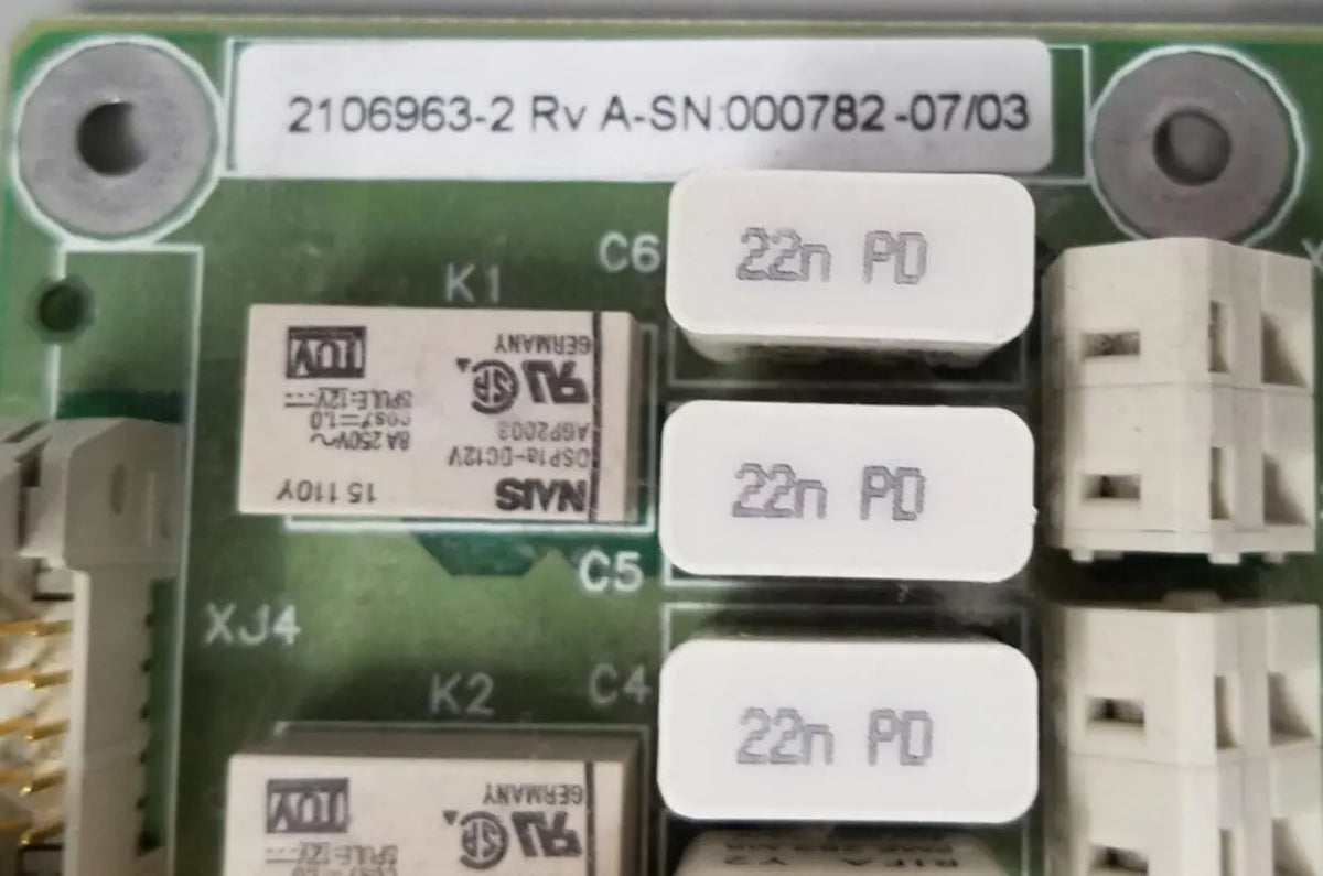 GE 2106963-2 RvA Senographe DMR + Mammography Relays Board GE