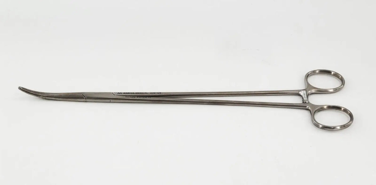 Marina Medical 336-128 MD Anderson Hysterectomy Clamp Curved 11" Marina Medical