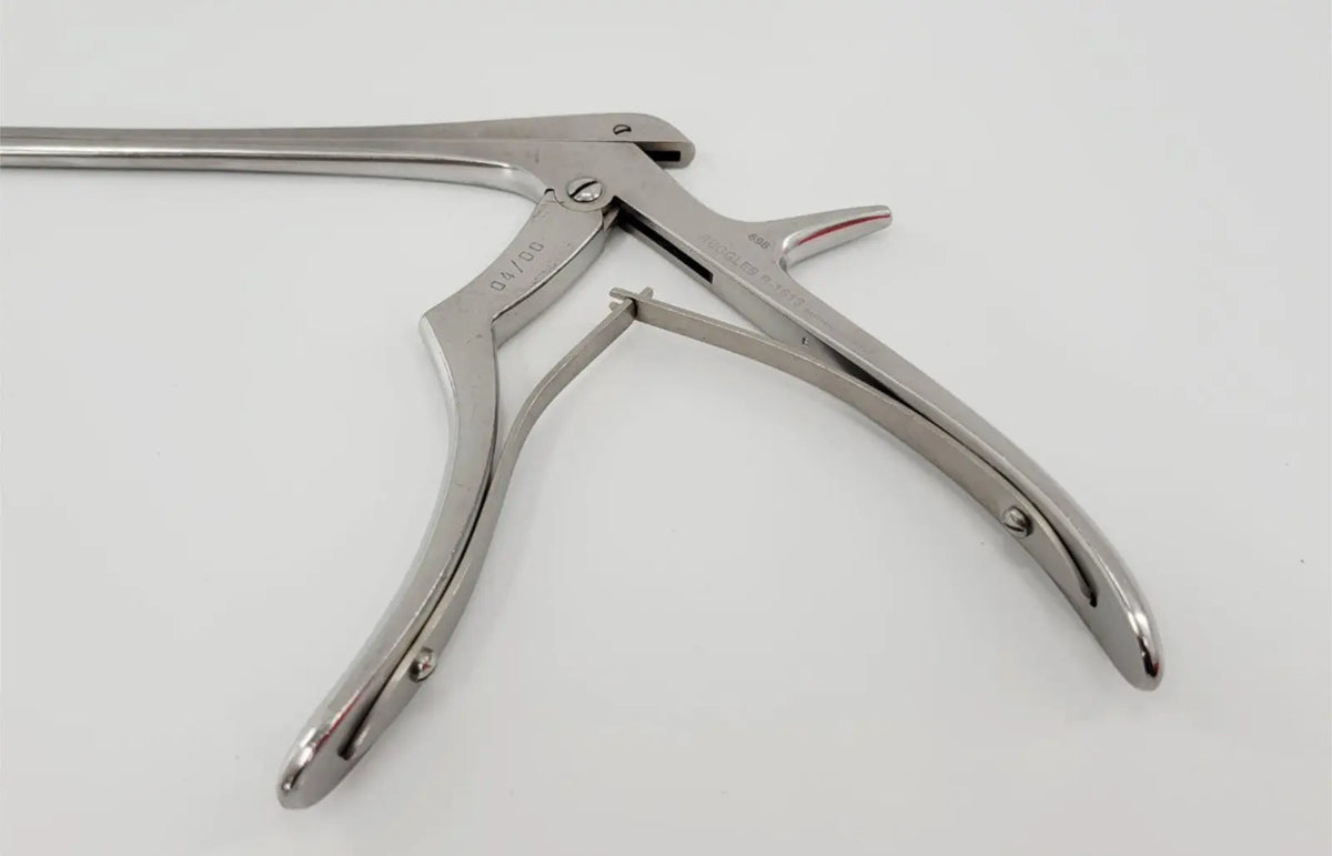 Ruggles R1613 Micro Kerrison Rongeurs Small 40° Up 4mm Bite 10" Ruggles