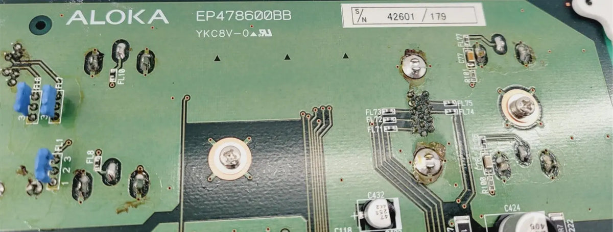 Aloka EP478600BB SSD-3500 Ultrasound System Rear I/O Assembly Board Aloka