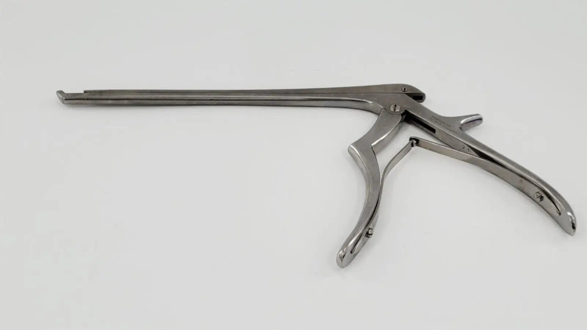 Codman 53-1408 Kerrison Rongeur Cervical Standard Footplate 40° Up 5mm Bite Codman