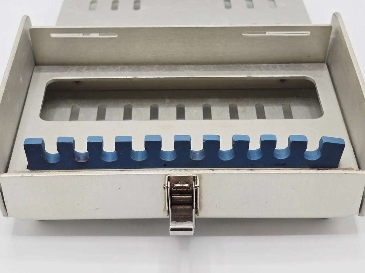 Karl Storz E7419 10 Slot Cannula Tray Sterilization Case 5" x 3" x 2" Karl Storz
