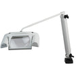 Waldmann OMNIVUEMAX LED Magnifier, 43" articulating arm, 120 V, 1500 lm,12 W, 3 diopters (1.75X), 5000 K, CRI >80, NEMA 5-15 plug, IP20 Waldmann Lighting