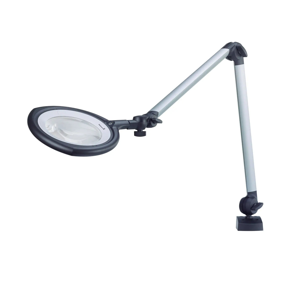 Waldmann TEVISIO LED magnifier, 39" articulating arm, 3.5 diopter (1.88X), 13 W, 5000 K, dimmable, w/seg switching Waldmann Lighting