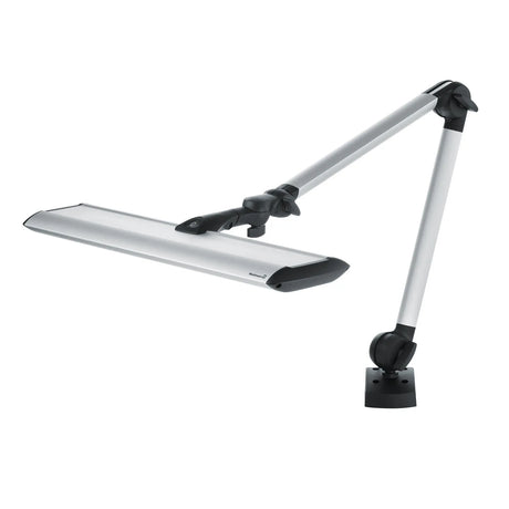 Waldmann TANEO LED Task Light, Double Arm, 30W, 100-240V, 2100/940/D/CDP, 4000K (22.7") - Clamp Waldmann Lighting