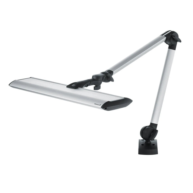 Waldmann TANEO LED Task Light, Double Arm, 30W, 100-240V, 2100/940/D/CDP, 4000K (22.7") - Clamp Waldmann Lighting