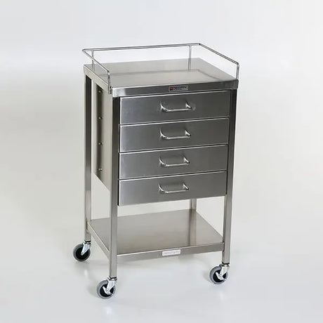 Midcentral Medical MCM-520/521/522/523 Stainless Steel Utility Tables with Drawers Midcentral Medical