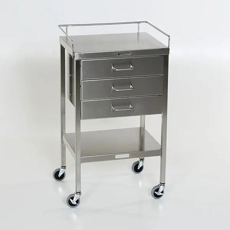 Midcentral Medical MCM-520/521/522/523 Stainless Steel Utility Tables with Drawers Midcentral Medical