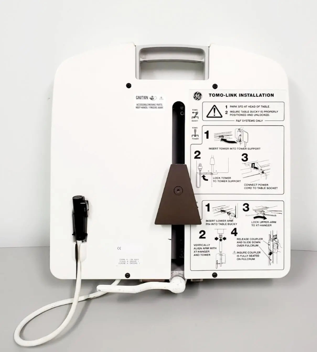 GE Proteus XR/A Rad Room Tomo Link Tower Support GE
