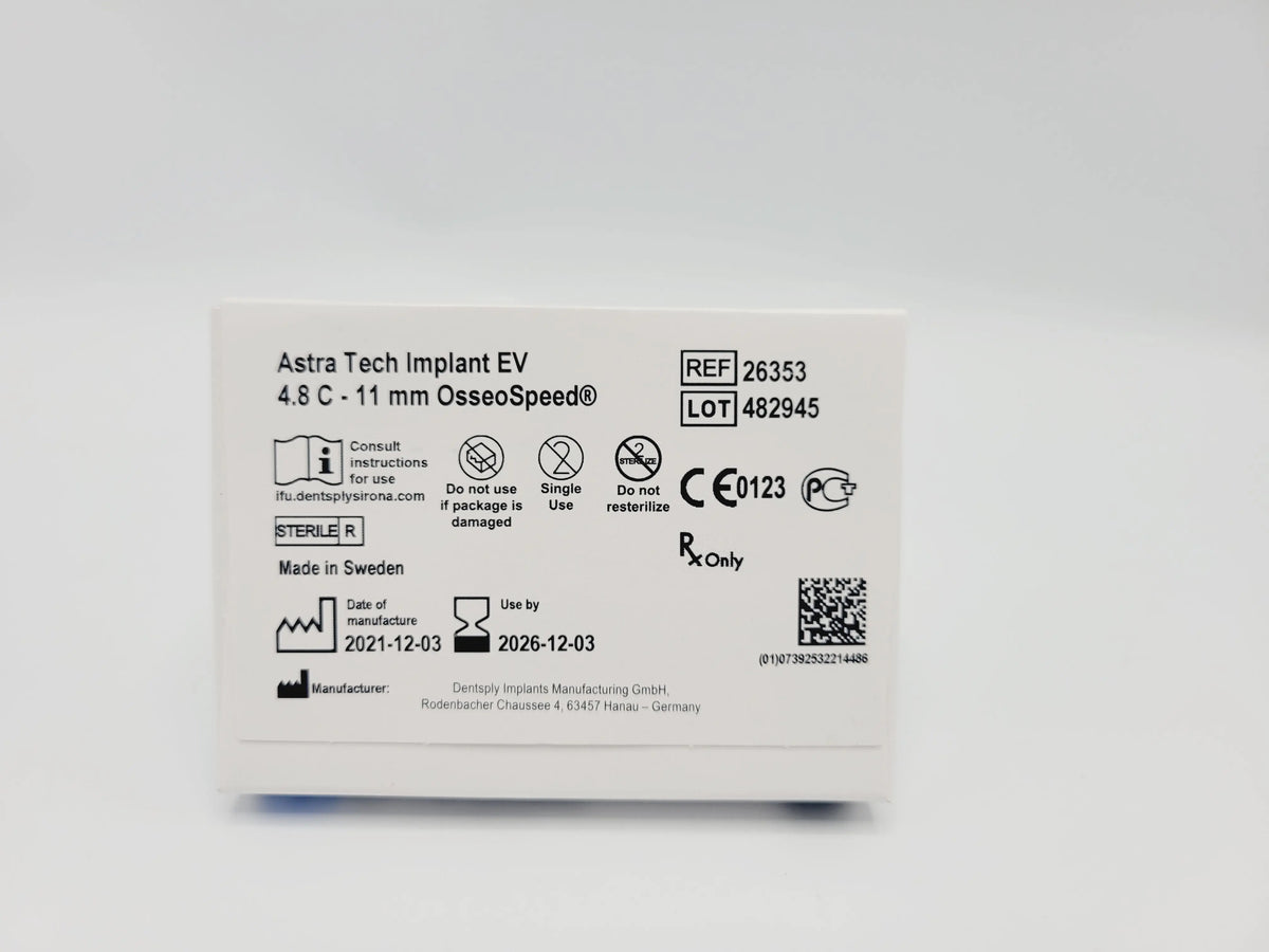 Dentsply Implants Manufacturing, 26353, EA, 07392532214486 Dentsply Implants Manufacturing