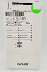 Biomet 908858 Ti-6Al-4V WasherLoc Cancellous Screw 6mm x 58mm Biomet