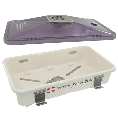 Symmetry Surgical FlashPak XL Sterilization Container System Case Used 9050 Symmetry Surgical