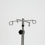 Midcentral Medical MCM-270/271 Stainless Steel IV Pole 5 leg spider base 3" casters Midcentral Medical