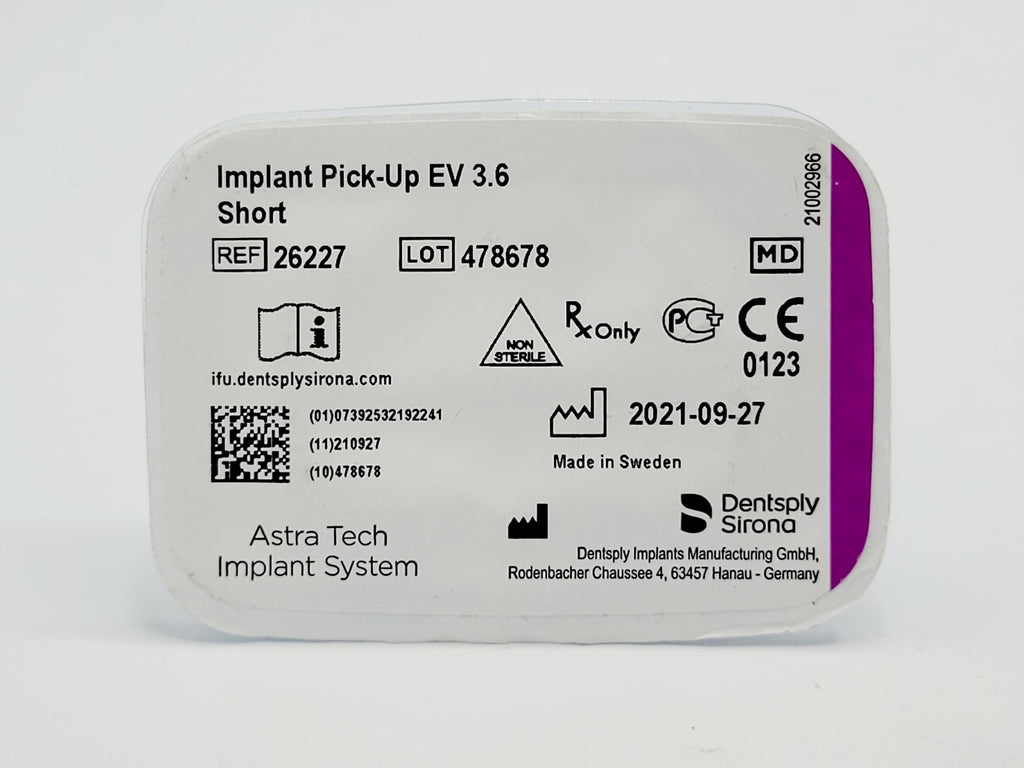 Dentsply Implants Manufacturing 26227 Implant Pick-up Ev 3.6 Short