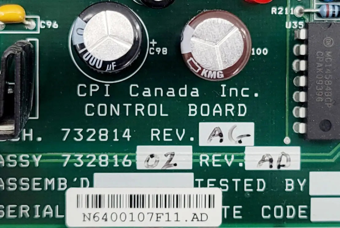 Philips 732816-02 REV AD Control Board Philips