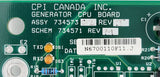 Philips 734573-02 REV J Generator CPU Board Philips