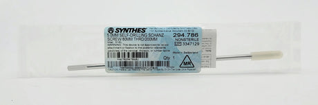Synthes 294.786 5.0mm Self-drilling Schanz Screw 80mm Thread Length /200mm Synthes