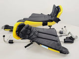 Allen Medical Yellowfin Stirrups Left & Right w/ Reusable Pads & Cart Allen Medical