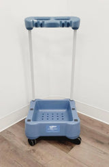 Allen Medical Yellowfin Stirrups Left & Right w/ Reusable Pads & Cart Allen Medical