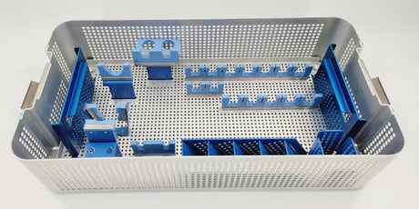ConMed Hall PRO6000 Sterilization Tray w/ Battery Holders 20-1/8" x 10" x 5" ConMed Hall