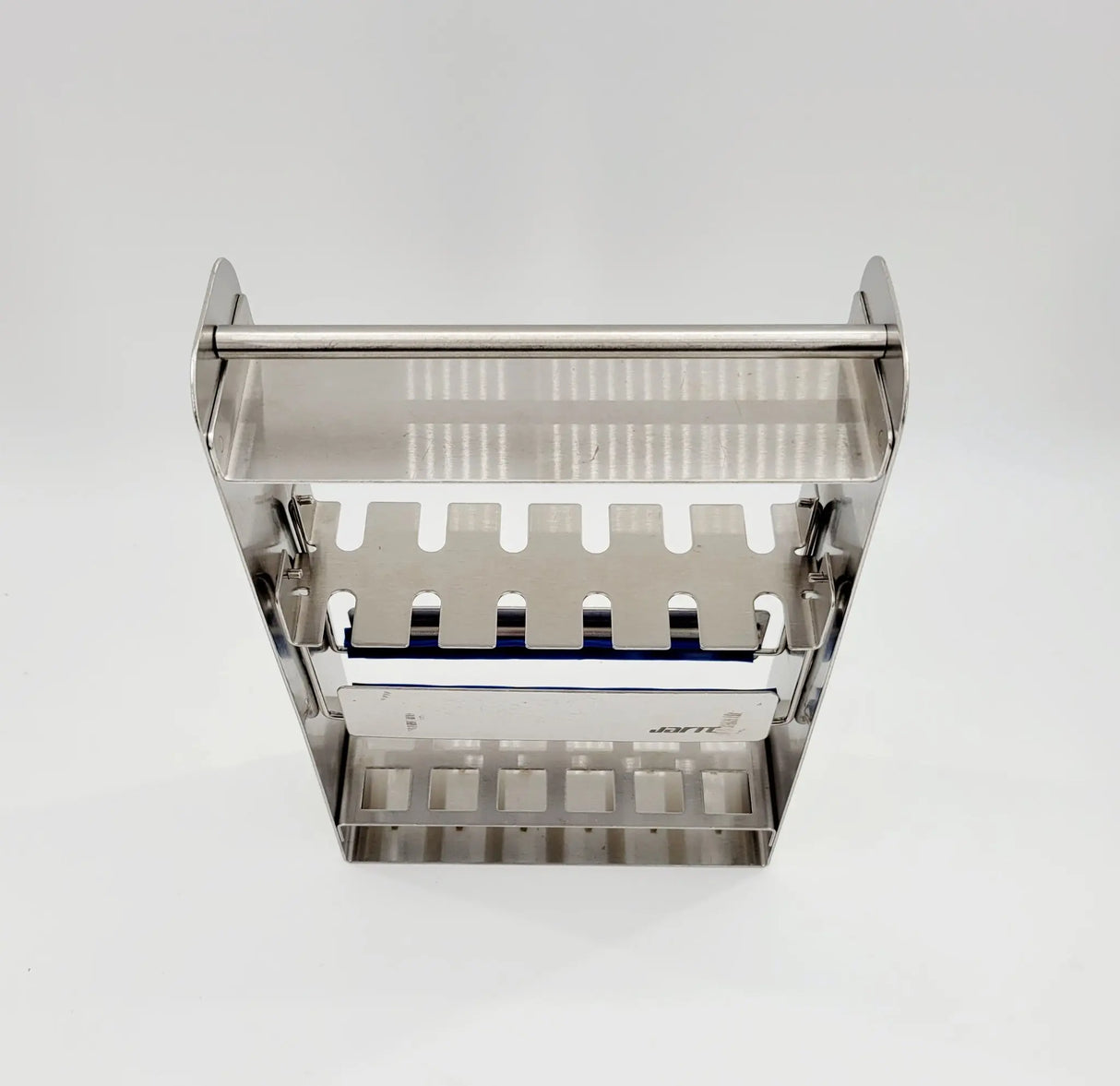 Jarit 250-092 Instrument Rack w/ 12 Slots 2-1/2" x 7" x 10" Stainless Steel Jarit